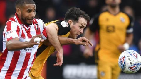 Cheltenham v Port Vale in League Two