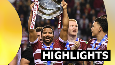 Wigan lift League Leaders' Shield highlights graphic