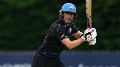 Worcestershire's stand-in skipper Jake Libby batting