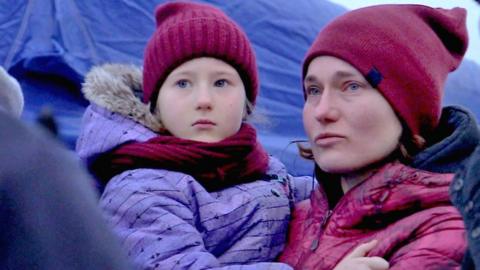 Galya with her daughter