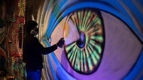 Grafitti of an eye