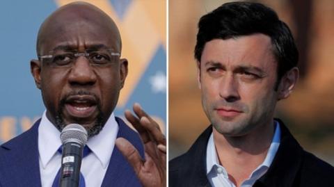 Raphael Warnock and Jon Ossoff