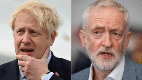 Boris Johnson and Jeremy Corbyn