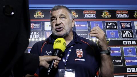 Shaun Wane speaks to BBC Sport post-match