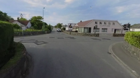 The crossroads where La Route de Braye and Route Militaire cross.