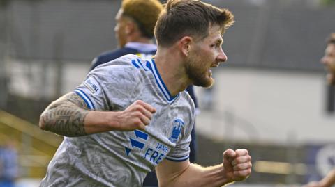 Kilmarnock's Matty Kennedy celebrates