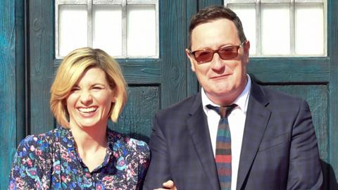 Doctor Who star Jodie Whittaker and Chris Chibnall in 2018