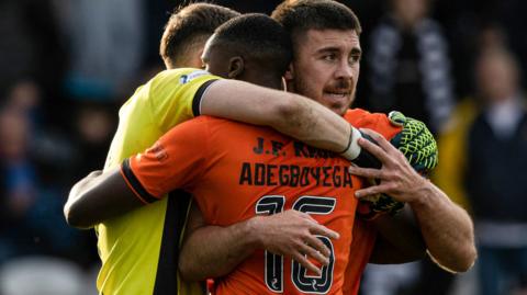 Dundee United celebrate