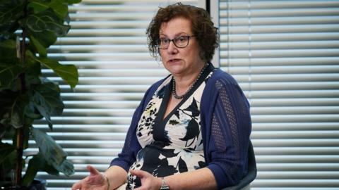 Retired consultant paediatrician Dr Hilary Cass speaking about the publication of the Independent Review of Gender Identity Services for Children and Young People (The Cass Review) at the PA Media offices in west London. The former president of the Royal College of Paediatrics and Child Health was appointed to lead the Independent Review of Gender Identity Services for Children and Young People in 2020. Picture date: Tuesday April 9, 2024