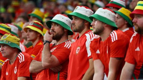 Wales supporters at Doha