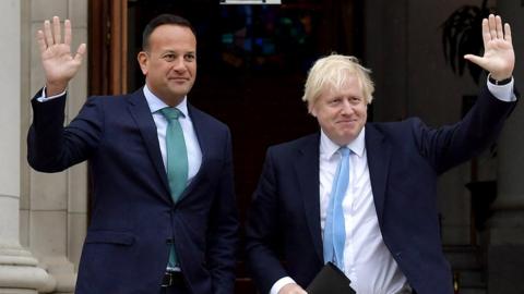 Boris Johnson and Leo Varadkar