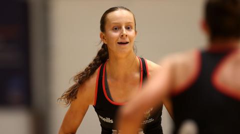 Welsh Feathers player Vicky Booth