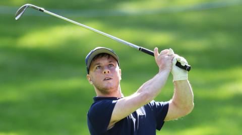 Brendan Lawlor plays a shot at Wentworth last week