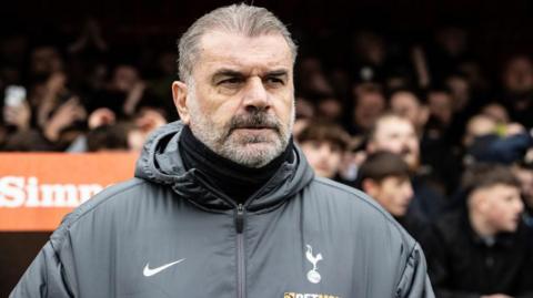 Tottenham manager Ange Postecoglou