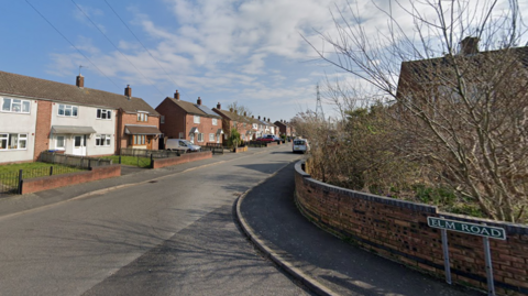 A general view of Elm Road in Norton Canes.