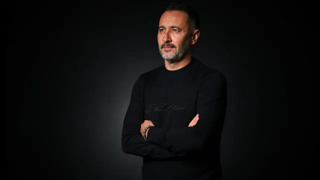 Vitor Pereira looks on during photoshoot