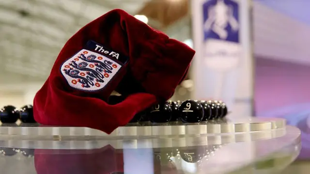 A general view of the balls being prepared for an FA Cup draw