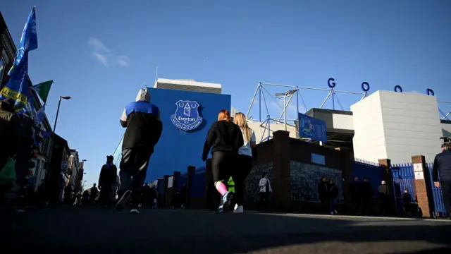 General view outside Goodison Park