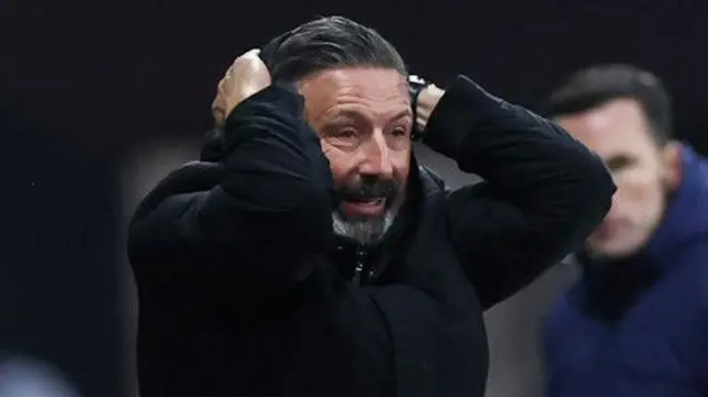 Kilmarnock manager Derek McInnes during a William Hill Premiership match between Kilmarnock and Ross County at The BBSP Stadium Rugby Park