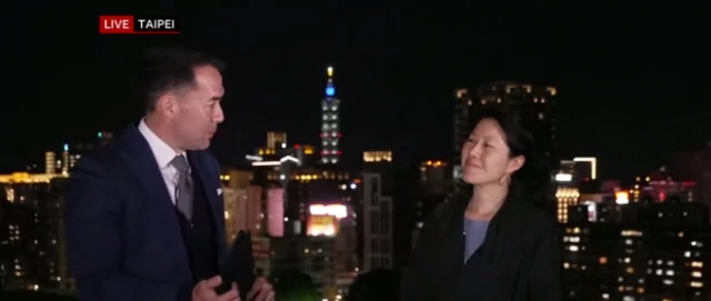 Michelle Kuo of National Taiwan University speaks to the BBC's Steve Lai