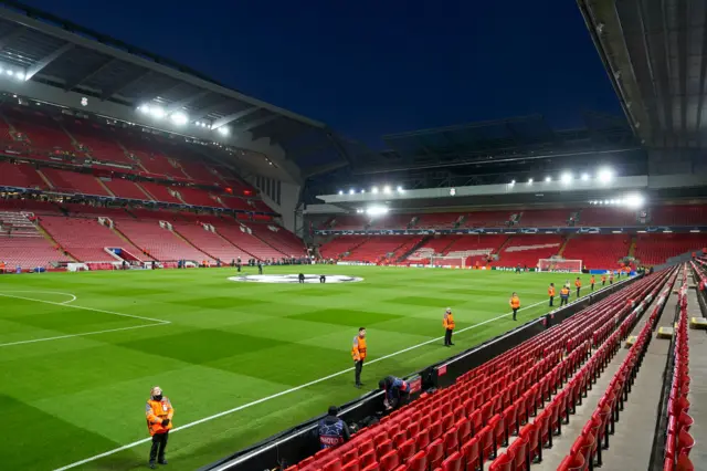 Anfield stadium, Liverpool