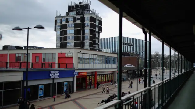 Corby town centre.