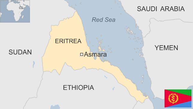 Map of Eritrea