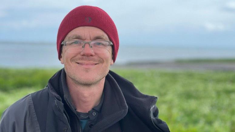 Tom Hendry from the National Trust at the Farne Islands