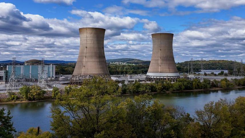 The Three Mile Island nuclear power station