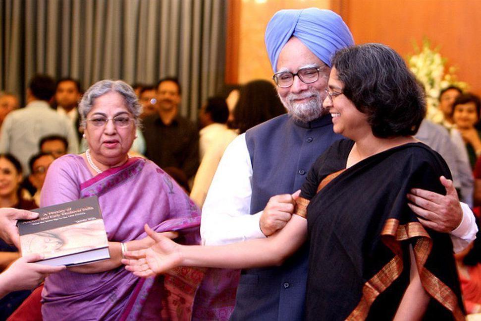 Manmohan Singh and family