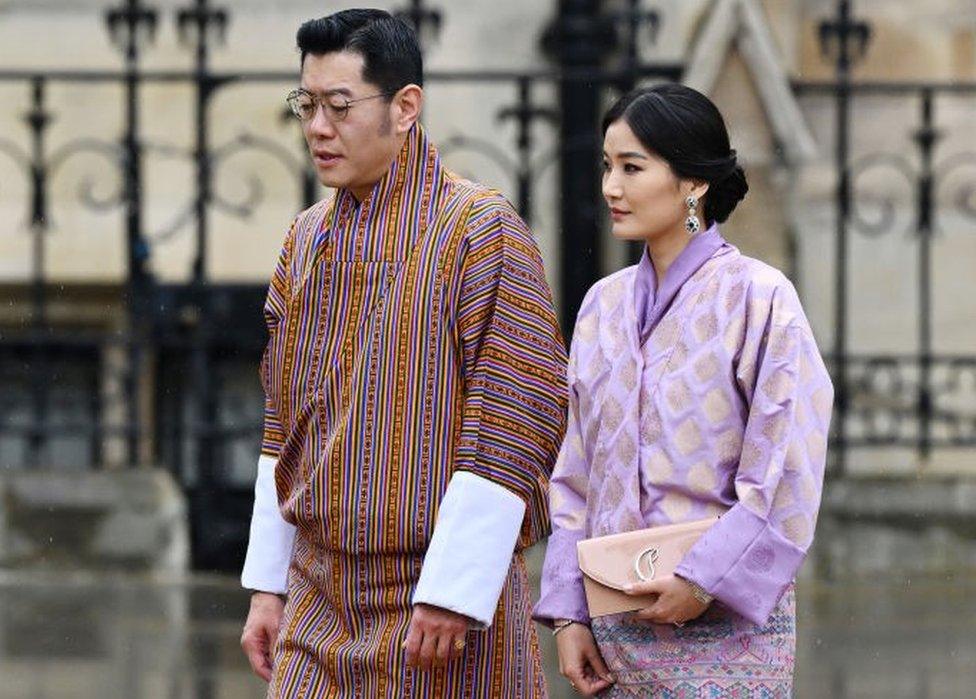 King Jigme Khesar Namgyel Wangchuck and Queen Jetsun Pema of Bhutan