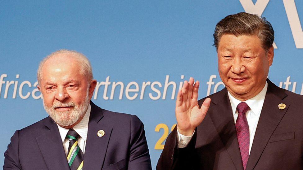 President of Brazil Luiz Inacio Lula da Silva and President of China Xi Jinping 