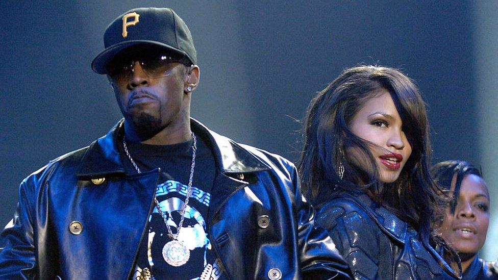 Sean Combs and Cassie during 2006 MTV European Music Awards Copenhagen