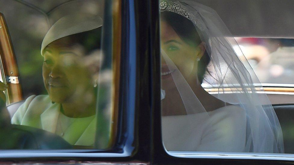 Doria Ragland and Meghan Markle