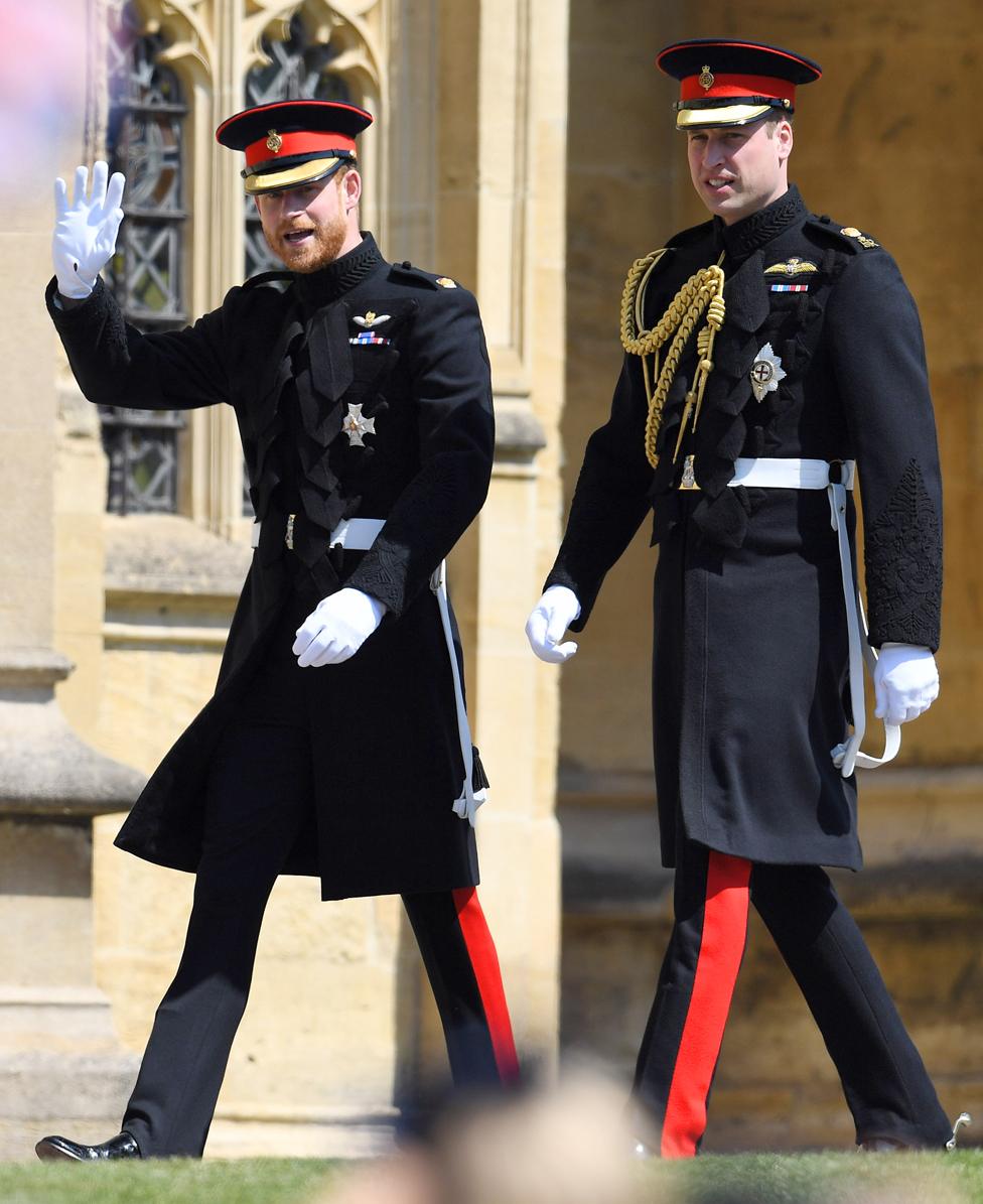 Princes Harry and William