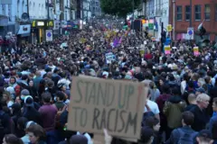 Protestos antirracismo em Londres