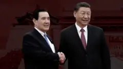 马英九与习近平握手