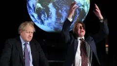 Boris Johnson and Sir David Attenborough