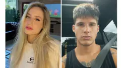 Montagem com fotos de Bruna Griphao e Gabriel Tavares