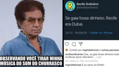 Perfil de Reginaldo Rossi nas redes sociais usam a primeira pessoa e o humor como estatégia para se aproximar de fãs