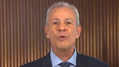 Ministro Bento Albuquerque fala em pronunciamento veiculado pela TV