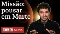 Adriano Brito e imagem de Marte