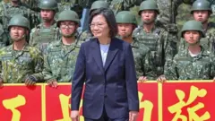 A presidente de Taiwan Tsai Ing-wen