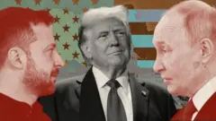 Zelenskiy, Trump, Putin