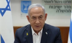 Netanyahu em pronunciamento nas redes sociais 