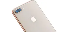 El lomo de un iPhone 8