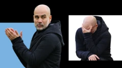 Pep Guardiola le manager Man City  