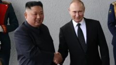 Vladimir Putin e Kim Jong Un