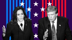 Bà Kamala Harris, ông Donald Trump