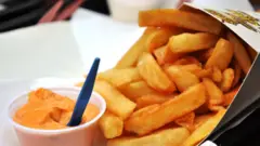 papas fritas en Bruselas, Bélgica